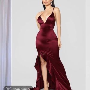 Temporary Love Satin Mermaid Dress